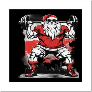 I'm Going To The Gym Merry Christmas Gift, Motivation, Xmas, Workout Gift Posters and Art